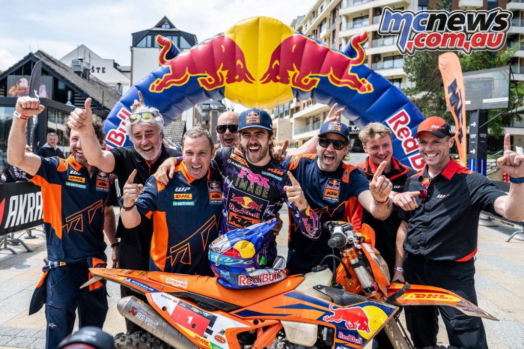 Manuel Lettenbichler wins the 2023 Xross Hard Enduro Rally